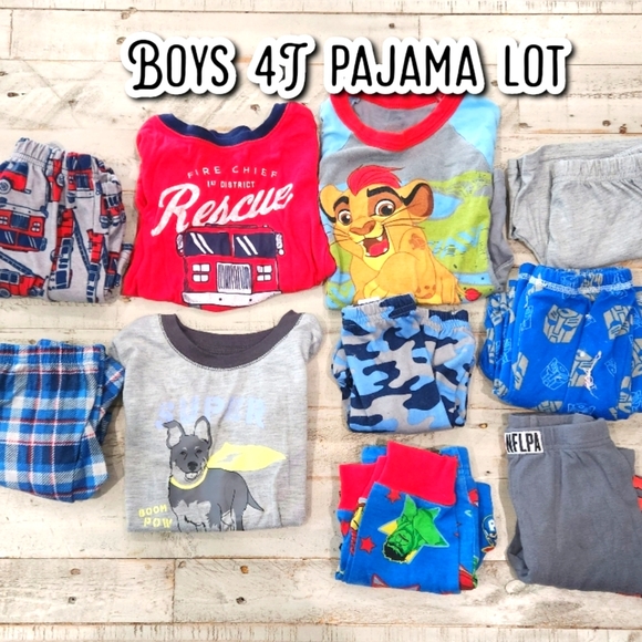 Boys 4T Pajama Lot - Picture 1 of 1